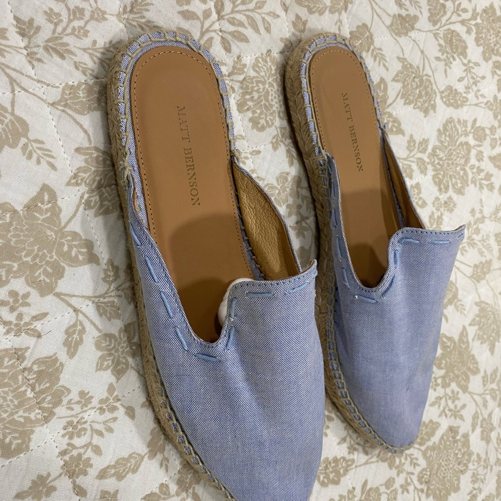 Matt Bernson Women's Light Blue Mules